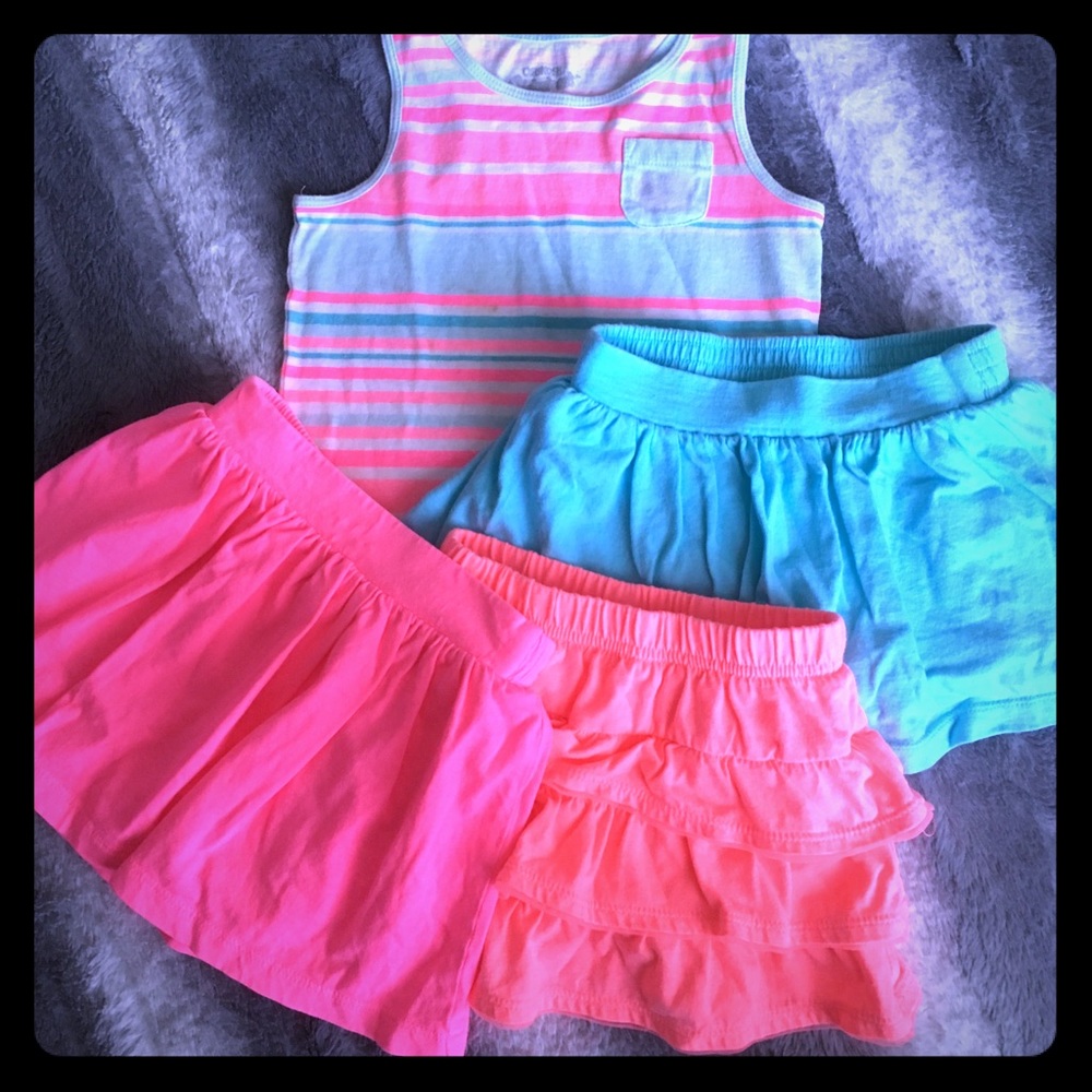 🎈SOLD🎈Carter’s tank and skirts